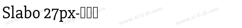 Slabo 27px字体转换